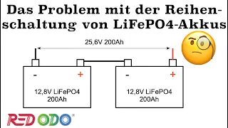 🧐 Wo ist das Problem bei der Reihenschaltung von LiFePO4-Akkus? | Redodo | michaswerkstatt