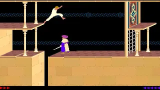Prince of Persia (DOS, 1989) - Failed attempt at Level 11 skip