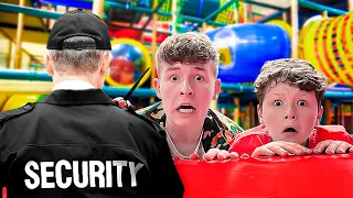 SNEAKING into KIDS ADVENTURE PARK for 24 HOURS!!!