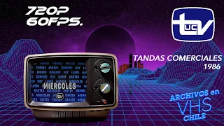 Tandas Comerciales Canal 13 UCTV - 1986