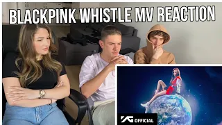 Reacting To BLACKPINK - (WHISTLE)' M/V