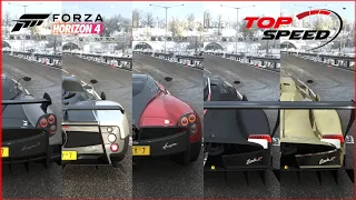 Forza Horizon 4 - Top Fastest Pagani Cars  | Top Speed Battle - Challenge
