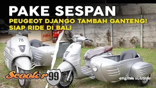 SCOOTER PEUGEOT DJANGO PAKE SESPAN KEREN! UNTUK RIDE DI BALI