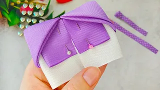 How to make Hair Bows - With step by step video tutorial 🎀