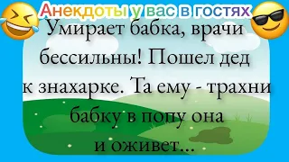 Анекдоты!  Пошел дед к знахарке. Та ему  ---  трахни бабку в попу... Подборка Анекдотов!