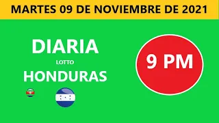 Diaria 9 PM honduras loto costa rica La Nica hoy martes 09 NOVIEMBRE DE 2021 loto tiempos hoy