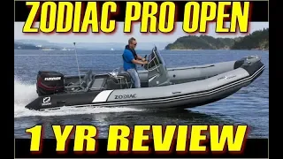 Zodiac Pro Open RIB Review:  1 Year of Use