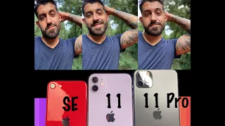 Apple iPhone Camera Test - iPhone SE vs 11 vs iPhone 11 Pro | Which iPhone has the best Camera?