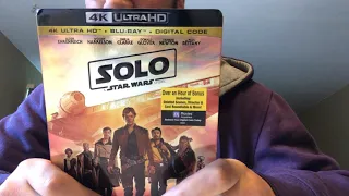 Solo A Star Wars Story 4K Ultra HD Blu-Ray Unboxing