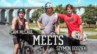 MTB Legend Cam McCaul meets up with Szymon Godziek. | McCaul Meets