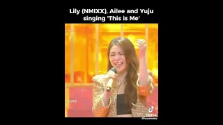 Lily, Ailee and Yuju singing THIS IS ME, the vocals in their generations #lily #nmixx #ailee #yuju