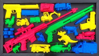 Membersihkan Nerf Shotgun,Assault sniper,AK47,M16,M416,MP40,Sniper Rifle,Glock pistol,nerf gun