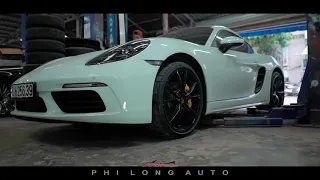 Porsche 718 Cayman S w/ ARMYTRIX Turbo-back Valvetronic Exhaust l Installation and Loud Revs!