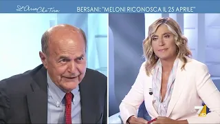 Pier Luigi Bersani: "Adesso scoprono tutti che c'è la Meloni, io lo dissi quando sentivo che ...