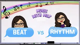 Primary Music Lesson - Beat vs. Rhythm