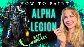 How to Paint Grimdark Alpha Legion in 10 Steps: 40K and Heresy