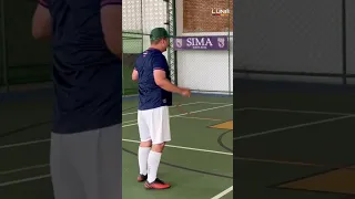 O MAIOR DESAFIO DE TRAVESSÃO DO SÉCULO😳 #desafiofutebol #futebol #travessão #shorts #viral #sport