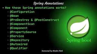 Spring Annotations for Experienced Developers #springboot #java