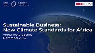 Sustainability and reporting in context | New Climate Standards for Africa Series