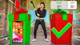 DON'T CRUSH THE WRONG MYSTERY PRESENT (TV, iPHONE)