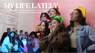 VLOG: Life lately - Hangout with work friends and catching up with college besties | Kelsey Gonzales