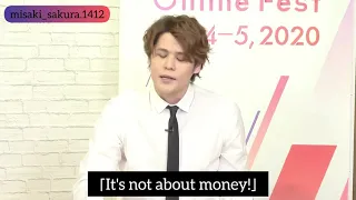 『ENG SUB』Miyano Mamoru - 「Money isn't everything」