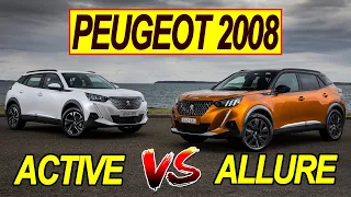 Differences between Peugeot 2008 Active and Peugeot 2008 Allure