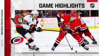 Senators @ Hurricanes 12/2/21 | NHL Highlights