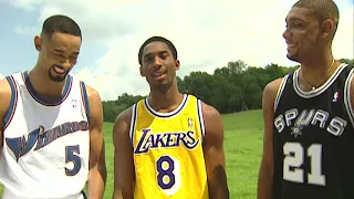 Kobe Bryant + Tim Duncan + Juwan Howard - Commercial Behind-the-Scenes moments