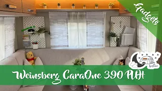 Caravan Roomtour im Weinsberg Wohnwagen CaraOne 390 PUH