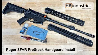 HBI Ruger SFAR 16 Prostock Handguard Install