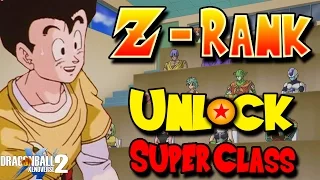 Dragon Ball Xenoverse 2 - How to Unlock Super Class Advancement Test [Z Rank]