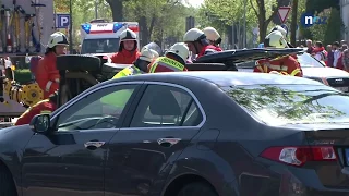 Gaffer: Polizei erteilt Platzverweise bei Unfall in Quakenbrück