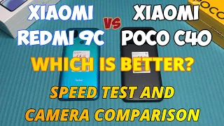 Xiaomi Redmi 9C vs Xiaomi POCO C40 (Speed Test and Camera Comparison)