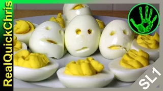 a guide on how to make deviled eggs and how to pipe deviled eggs