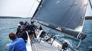 Onboard Super Maxi BlackJack Pre- Rolex Sydney Hobart Yacht Race