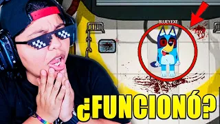 INVOCAMOS A BLUEY.EXE EN AMONG US A LAS 3:00 AM 😱🔵 | Fue muy extraño… | Pathofail