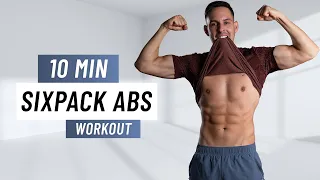 10 MIN SIXPACK ABS WORKOUT - At Home Total Core Routine (No Equipment)