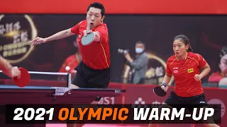 Xu Xin/Liu Shiwen vs Lin Gaoyuan/Zhang Rui | 2021 Chinese Warm-up for Olympic