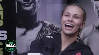 Paige VanZant reacts to win over Rachael Ostovich | UFC on ESPN+1