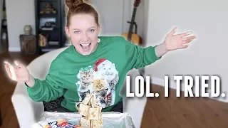 Gingerbread House Fail ||  CHRISTMAS WITH HALEY: DAY THREE