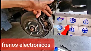 cambio de frenos electronicos traseros