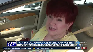 77-year old woman assaulted and robbed