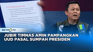 Presiden Jokowi Berpihak, Jubir Timnas AMIN Pampangkan UUD Pasal Sumpah Presiden #PANGGUNGDEMOKRASI