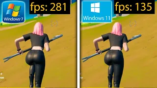 Windows 7 vs Windows 11 - Teste em Jogos em PC fraco com 8gb de RAM. Qual é melhor ?