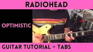 Radiohead - Optimistic (Guitar Tutorial)