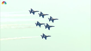 Blue Angels, Thunderbirds Fly Over NYC to Saluet Coronavirus Frontline Fighters | NBC New York