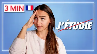 LEARN FRENCH IN 3 MINUTES : Studying French ? Don't say j'étudie  !