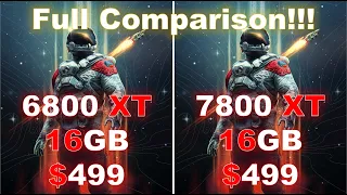 RX 7800 XT vs RX 6800 XT | Full Comparison!!!