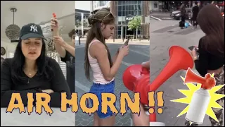 The Ultimate Air Horn Pranks: Funny Videos - Try Not To Laugh